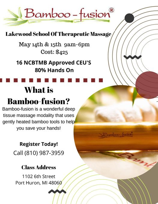 Lakewood School of Therapeutic Massage is thrilled to announce our upcoming BAMB… - Lakewood School