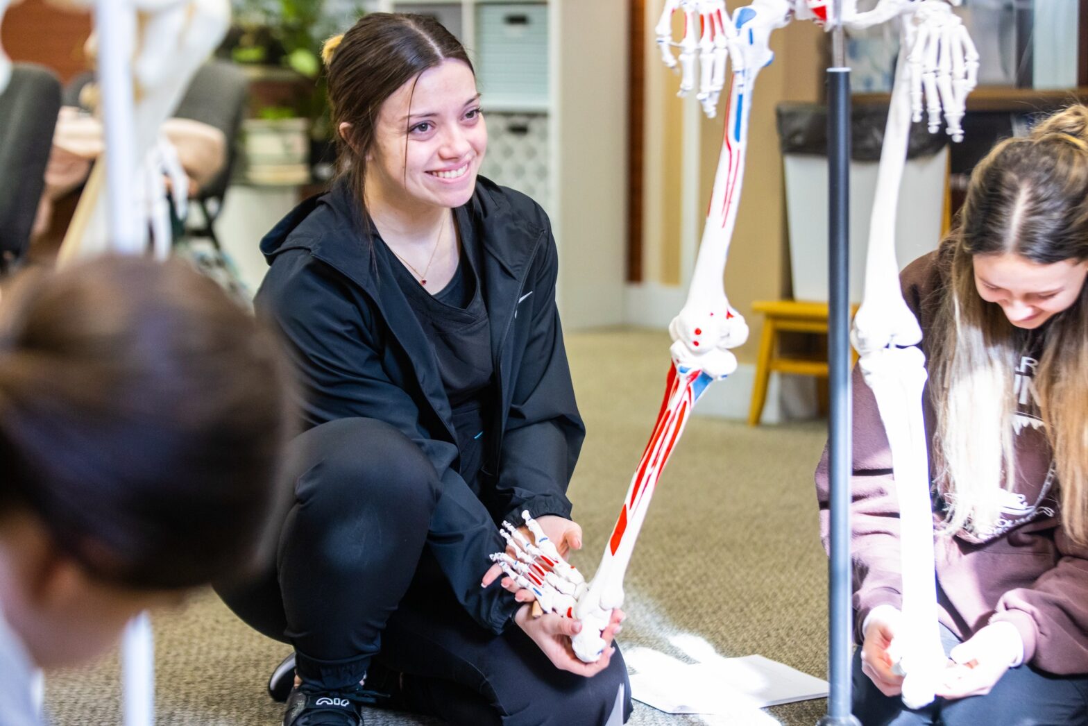 Class 68 found themselves once again on the skeletons this morning, as Instructor Amber Nichols LMT guided them through bony landmarks of the body! Seeing them take on the program with such vigor has ...