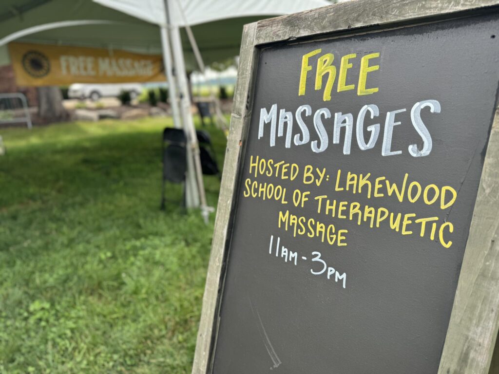 Our students will be at Blake Farms celebrating their Sunflower Festival from 11AM - 3PM and giving FREE chair massages! Stop by the Artisan Market in Tent 9 and say hi!...