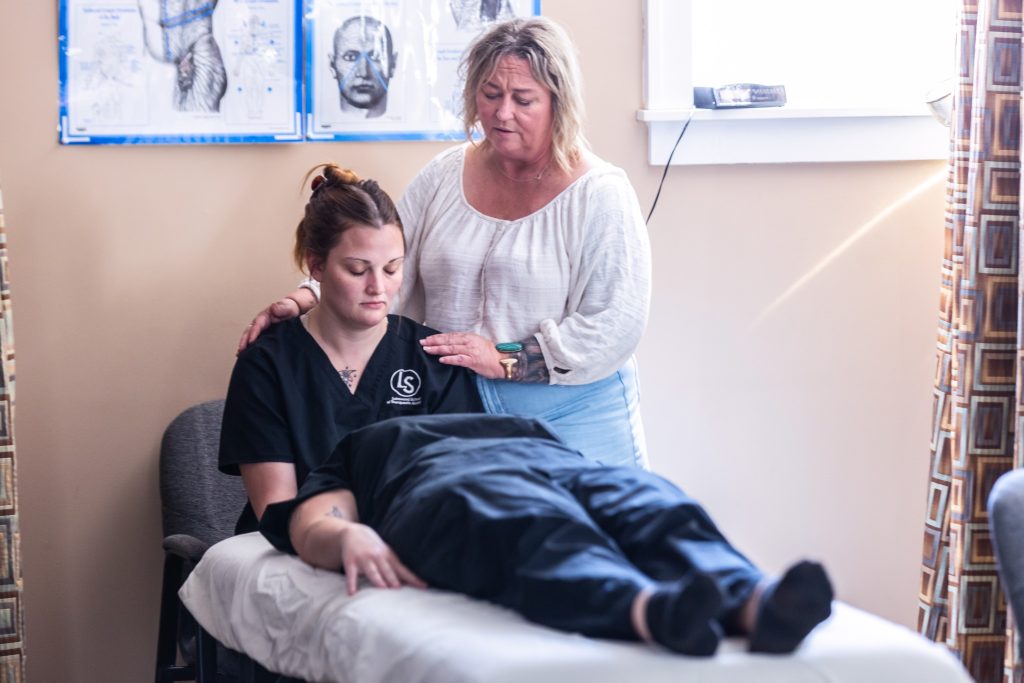 Lakewood welcomed in 'Krissy Marie, Craniosacral & Somatic Therapies' to do a combined Craniosacral mini-class for Classes 69 and 70 last week! The students learned a ton in such a short time and it w... 29 Lakewood welcomed in 'Krissy Marie, Craniosacral & Somatic Therapies' to do a combined Craniosacral mini-class for Classes 69 and 70 last week! The students learned a ton in such a short time and it w...