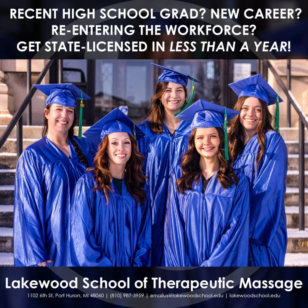 Graduating high school soon? Looking for a new career? Re-entering the workforce after some time away? Lakewood School's 10-Month Massage Therapy Program is the PERFECT choice to get you into a job yo... 17 Graduating high school soon? Looking for a new career? Re-entering the workforce after some time away? Lakewood School's 10-Month Massage Therapy Program is the PERFECT choice to get you into a job yo...