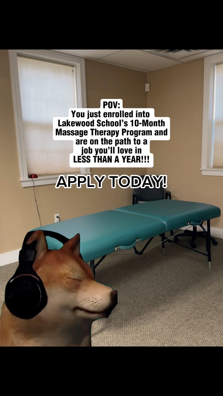 APPLY TODAY for a future you LOVE! Our Massage Therapy Program is NOW ENROLLING! Whether you're a high school grad, looking for a new job, or entering the workforce after a hiatus, our program is PERF...